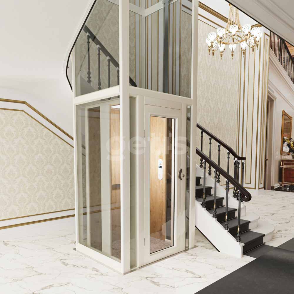 thang máy kính gia đình